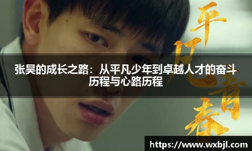张昊的成长之路：从平凡少年到卓越人才的奋斗历程与心路历程